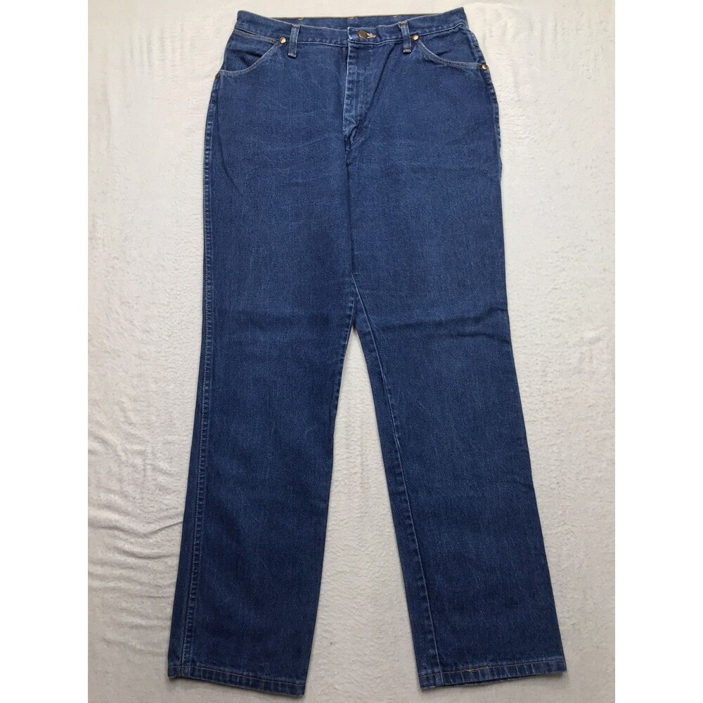 WRANGLER 13MWZ Cowboy Cut Jeans Women 18 (30x32) USA Made Reg Straight